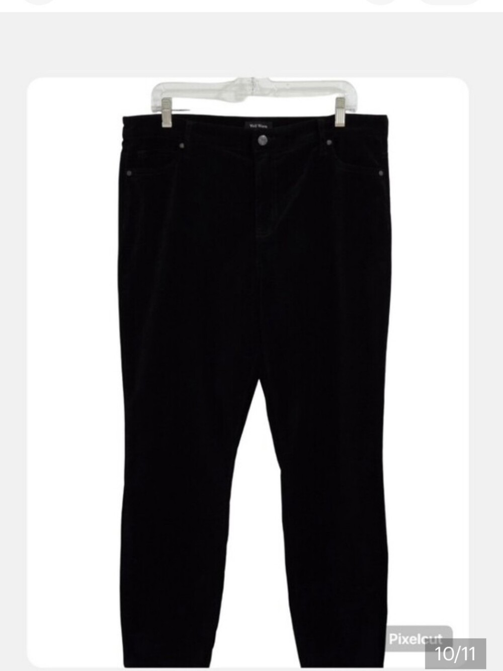 Black Velvet Trousers By Well Worn.